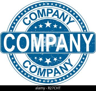 old grungy rubber stamp on white background Stock Vector