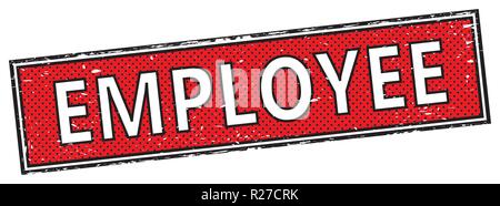 red square grunge web banner Stock Vector