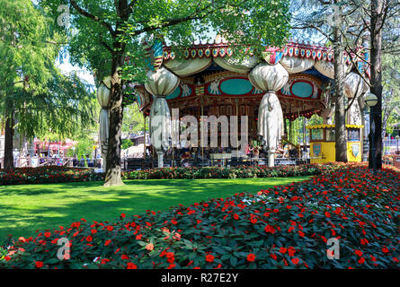 Castelnuovo del Garda, Italy - September 31 2016: Gardaland Theme Park in Castelnuovo Del Garda, Verona, Italy. Gardaland Stock Photo