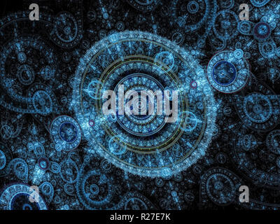 Abstract background with digital clock Stock Photo - Alamy