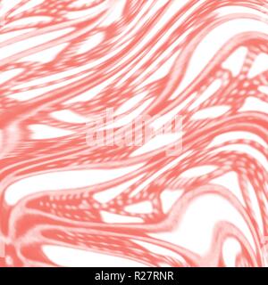 red watercolor irregular curved dotted lines background pattern, vector illustration Stock Vector