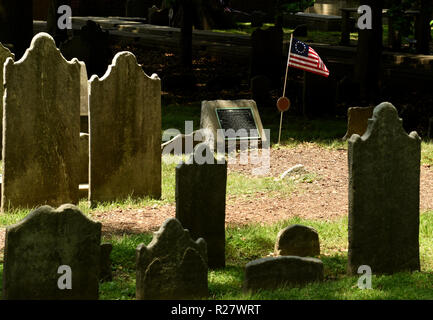 Francis Hopkinson grave in Christ Church Burial Ground Philadelphia, PA, USA Stock Photo