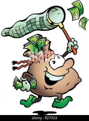 Hand drawn Money sack vector illustration Stock Vector Image & Art - Alamy