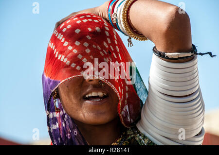 Rabari woman Stock Photo