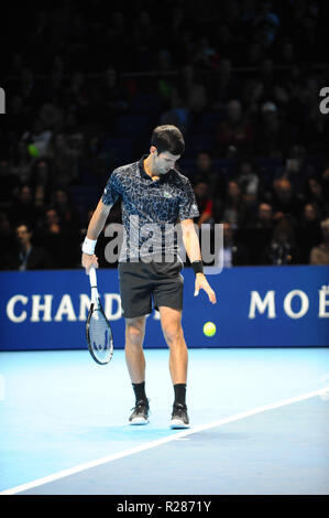 London, UK. 16th November 2018. Hughes Herbert, Nicolas Mahut, 02 Arena London, Uk. Credit: Terry Scott/FotoArena/Alamy Live News Stock Photo