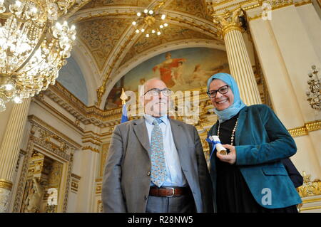 Diplomas award studies of secularism, Lyon, France Stock Photo