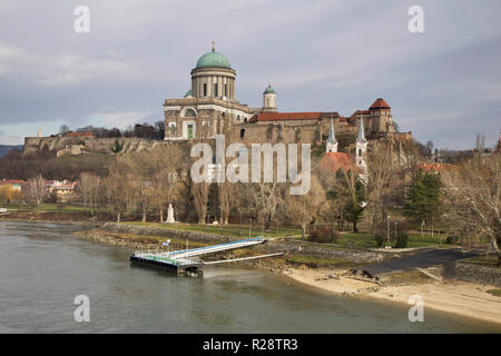 View of Esztergom. Hungary Stock Photo