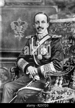 KING ALFONSO XIII OF SPAIN (1886-1941) Stock Photo