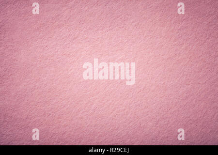 Velvet Texture of Seamless Pink Woolen Felt. Light Pink Matte