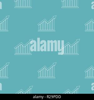 Best graph pattern vector seamless repeating for any web design Stock Vector