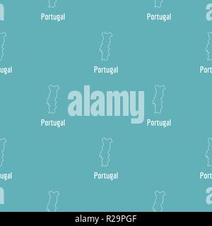 Portugal map on white background 4710474 Vector Art at Vecteezy