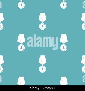 Medal pattern vector seamless repeating for any web design Stock Vector