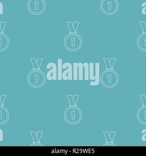 Medal pattern vector seamless repeating for any web design Stock Vector