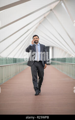 arab businessman  on a phone Stock Photo