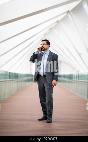 arab businessman  on a phone Stock Photo