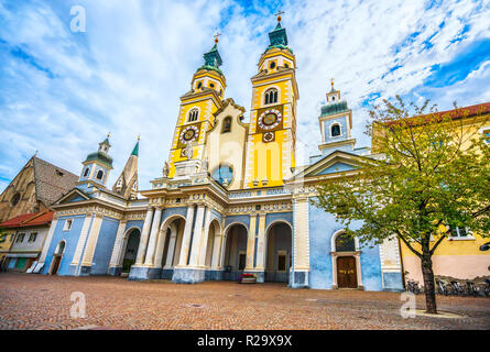 Cathedral Duomo Santa Maria Assunta of Bressanone or Brixen. Trentino Alto Adige Sud Tyrol, Italy. Stock Photo