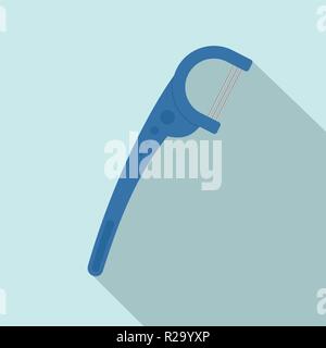 Toothpick icon. Flat illustration of toothpick vector icon for web design Stock Vector