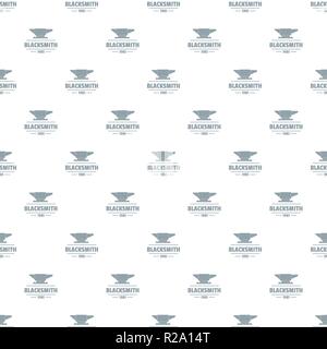 Blacksmith pattern vector seamless Stock Vector