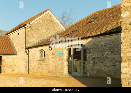 Folly Farm Centre near Bristol, view of conference and wedding buildings Stock Photo