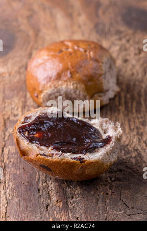 stuck, a bavarian bun with raisins Stock Photo