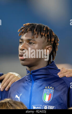 moise kean during Italy Under 21 soccer national team ...