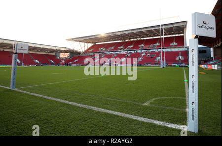 A general view inside of Ashton Gate, home of Bristol City ahead of the ...