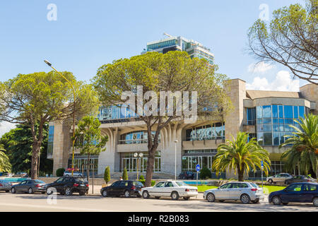 Tirana, Albania- 01 July 2014: Polytechnic University of Tirana, public university. Tirana is the capital and most populous city of Albania. Stock Photo