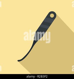 Unlock door tool icon. Flat illustration of unlock door tool vector icon for web design Stock Vector