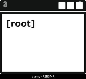 Linux Simple vector icon. Illustration symbol design template for web ...