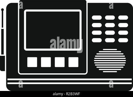 House intercom icon. Simple illustration of house intercom vector icon for web design isolated on white background Stock Vector
