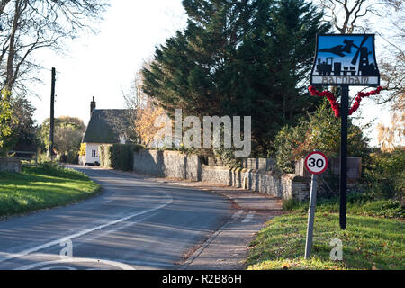 Views of the village on Barnham, Suffolk Stock Photo