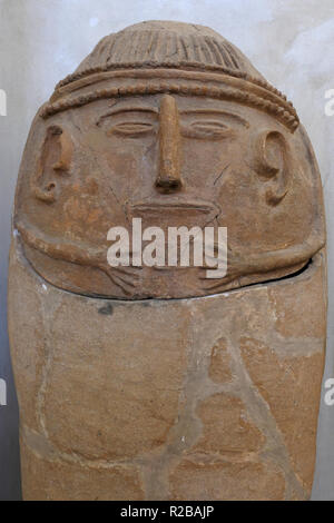 Anthropoid clay coffin. Beth Shean. 12th century BC. Rockefeller ...