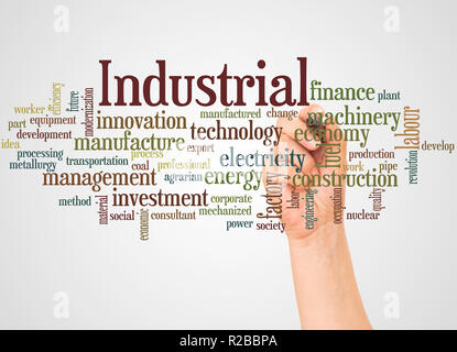 Industrial revolution word cloud concept Stock Photo - Alamy