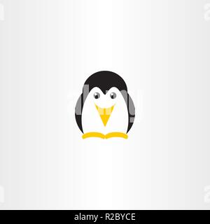 penguin vector logo icon symbol design Stock Vector