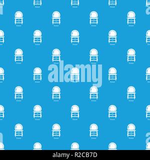 Dresser pattern vector seamless blue Stock Vector