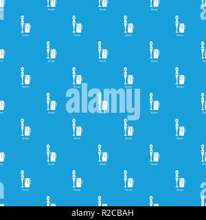 Blender pattern vector seamless blue Stock Vector