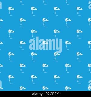 Mixer kitchen pattern vector seamless blue Stock Vector