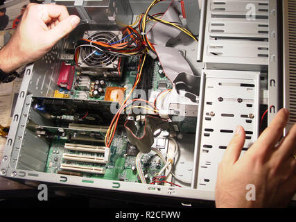 pc inner workings Stock Photo