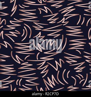 Copper retro vintage 80s doodle style seamless pattern illustration background. Ideal for greeting card design, print or web. Stock Vector