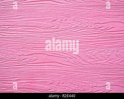 Pink color painted on wooden wall texture background Stock Photo