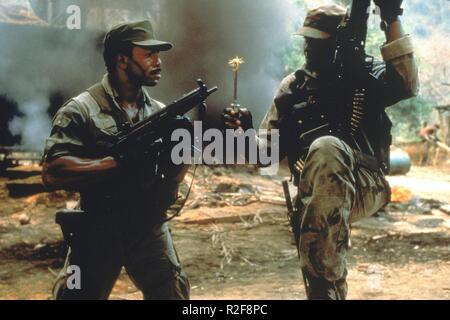 CARL WEATHERS, BILL DUKE, PREDATOR, 1987 Stock Photo - Alamy