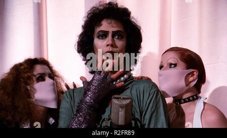 The Rocky Horror Picture Show Year : 1975 USA / UK Director : Jim Sharman Patricia Quinn, Tim Curry, Nell Campbell, Stock Photo