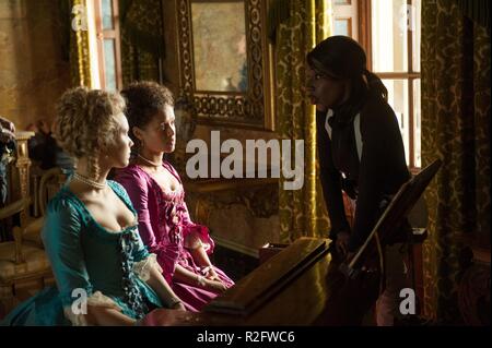 Belle Year : 2013 UK Director : Amma Asante Sarah Gadon , Gugu Mbatha-Raw, Amma Asante Shooting picture Stock Photo