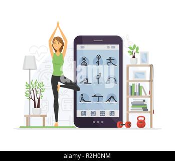 Fitness Infographics Concept. Vector Illustration Stock Vector Image 