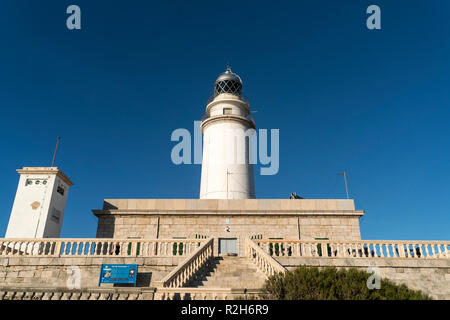 Leuchtturm Far de Formentor,  Cap Formentor, Mallorca, Balearen, Spanien  |   lighthouse Far de Formentor, Cap de Formentor,  Majorca, Balearic Island Stock Photo