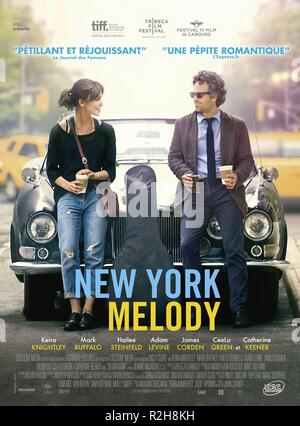 KEIRA KNIGHTLEY, MARK RUFFALO POSTER, BEGIN AGAIN, 2013 Stock Photo - Alamy