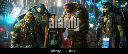 Teenage Mutant Ninja Turtles Year : 2014 USA Director : Jonathan Liebesman Megan Fox Stock Photo