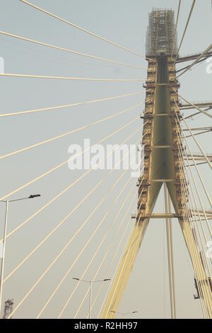 signature bridge delhi Stock Photo