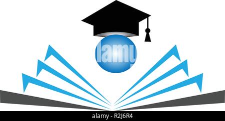 nice and easy Education logo vectors icon Stock Vector