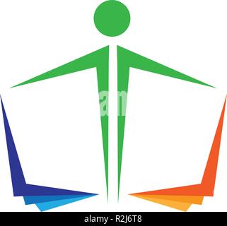 nice and easy Education logo vectors icon Stock Vector